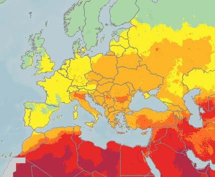 Livelli di polveri sottili in Italia tra i più alti in Europa occidentale Media annuale concentrazioni PM2,5 (µg/m3)