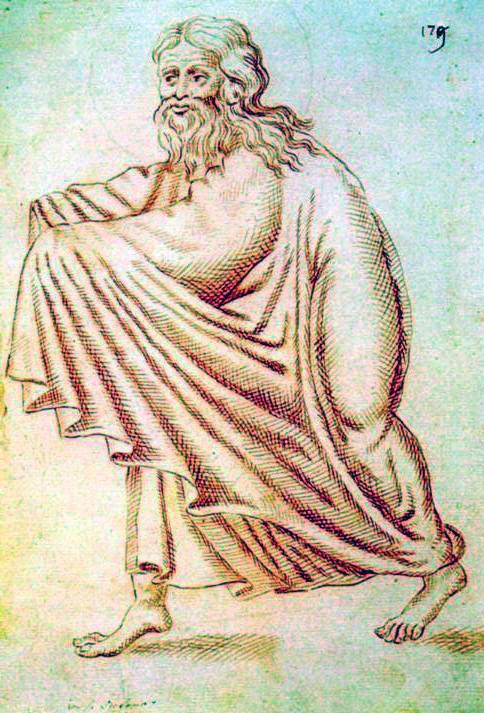 Ni{ i Vizantija XI 337 Сл. 6 Болоња, Универзитерска Библиотека, цртеж XVIII века са претставом Свети Симеон Богопримац Fig.