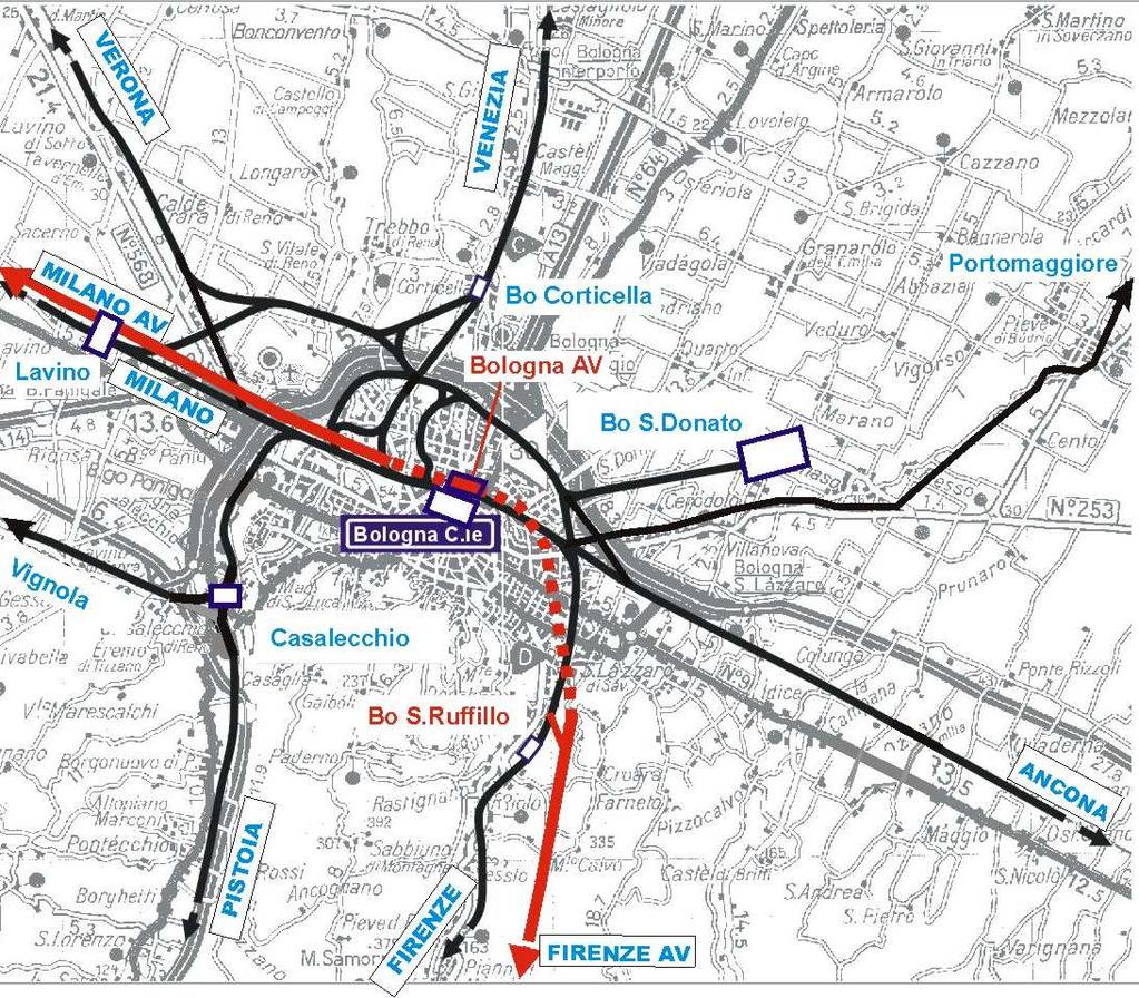 Servizio di trasporto pubblico integrato metropolitano Altri interventi per il completamento del sistema di infrastrutture per la mobilità Completamento e attivazione stazione AC /AV Lunghezza