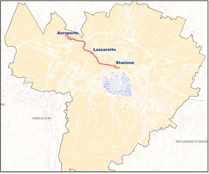 Servizio di trasporto pubblico integrato metropolitano Altri interventi per il completamento del sistema di infrastrutture per la mobilità People Mover -