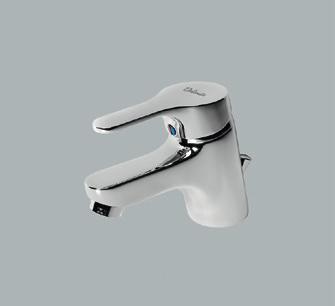 0552870 Miscelatore monocomando lavabo con maniglia leva lunga e bocca fissa, rompigetto Neoperl 2 x 1, asta comando scarico piletta da 1 1/1 Cromo b9395aa 108,800 0036371