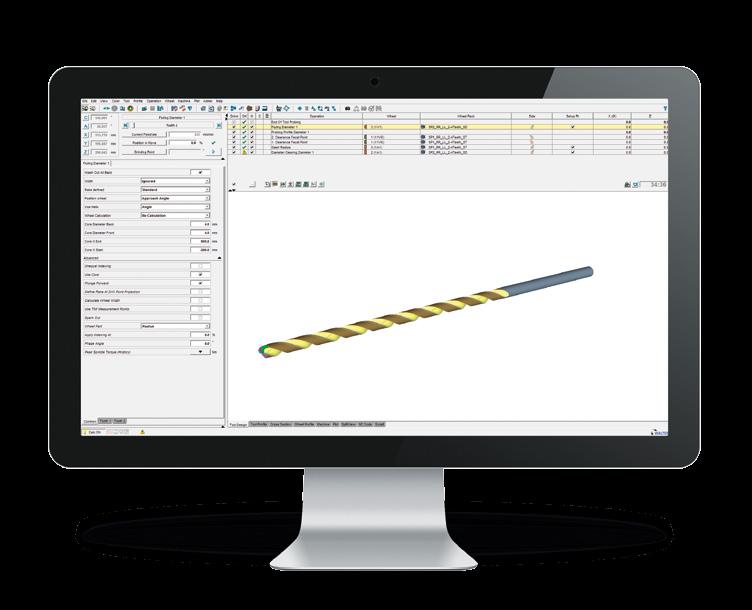 12 WALTER HELITRONIC VISION 700 L Software applicativo per la lavorazione degli utensili HELITRONIC TOOL STUDIO assicura comfort d uso in tutte le applicazioni di affilatura HELITRONIC TOOL STUDIO è