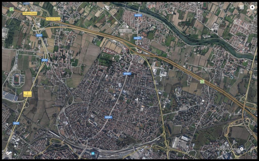Comune di Padova Zona Nord Lottizzazioni Grande lottizzazione In costruzione Sacro