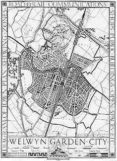 Nel 1919 alla fine della guerra H. fa un secondo tentativo, fonda un altra società e comincia la costruzione di Welwyn Il successo questa volta è più rapido e la città raggiunge presto i 35.000 ab.