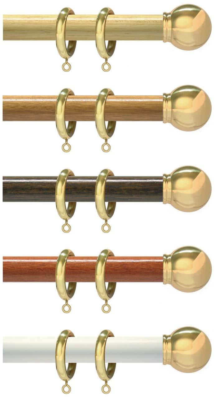 Collezione Pistoia Bastoni in legno Ø 35 mm a strappo e con movimento a corda (bastoni