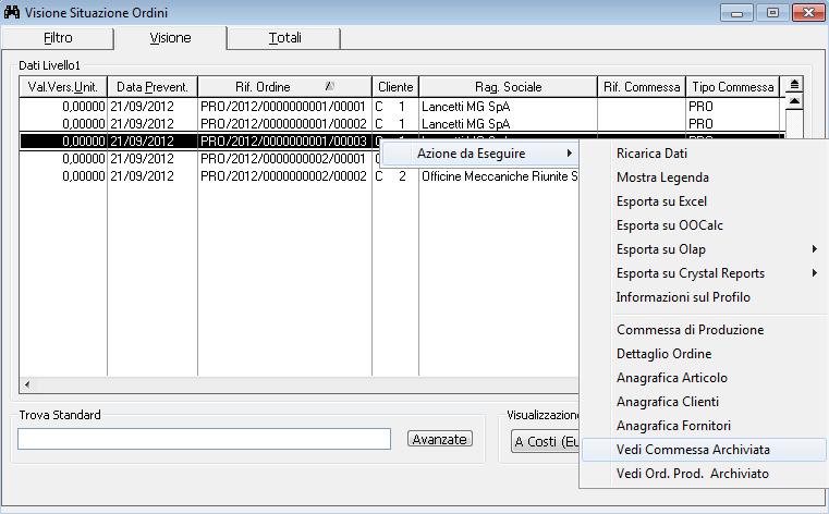 Figura 6 Schermata Fascicolo con allegati salvati. Un altro punto per visualizzare i documenti archiviati, è l aggiunta di azioni contestuali nelle Visioni di Metodo Evolus.