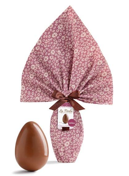 LE Uova MARGHERITE FONDENTE - LATTE BIGUSTO L113014 L113013 L113012 L113014 Uovo di cioccolato fondente 61%. Contiene sorpresa. 300g 61% dark chocolate Easter egg with surprise.