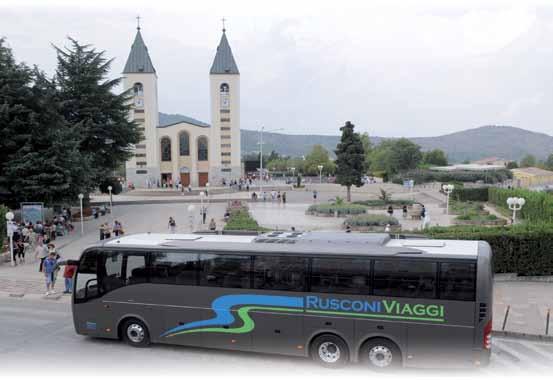 Medjugorje in Pullman diretto Viaggio di 5 giorni in moderni e confortevoli Pullman Punti di carico: VARESE GALLARATE BUSTO ARSIZIO LEGNANO AGRATE LECCO MILANO BERGAMO BRESCIA con possibilità di