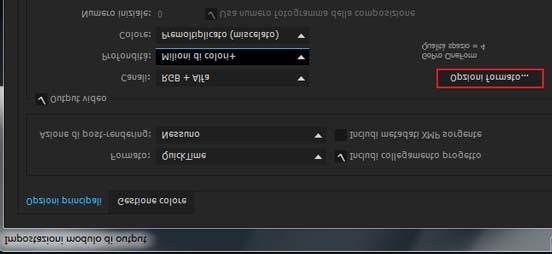 3. Scegliete il codec video GoPro CineForm nella finestra di dialogo Opzioni QuickTime.
