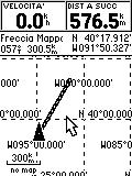 Pagina Mappa Campi dati Icona della posizione Scala di zoom Puntatore della mappa Pagina Mappa La posizione sulla mappa è rappresentata dal simbolo (icona della posizione).