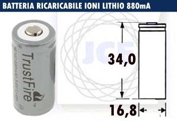 BATTERIE RICARICABILI LITHIO LI-PO Voltaggio 3,7V Corrente:650mAh Terminali a Saldare Dimensioni:Ø14,1mm H=48,5mm Referenza modello LIR14500 Voltaggio 3,7V Corrente:1100mAh Terminali a Saldare