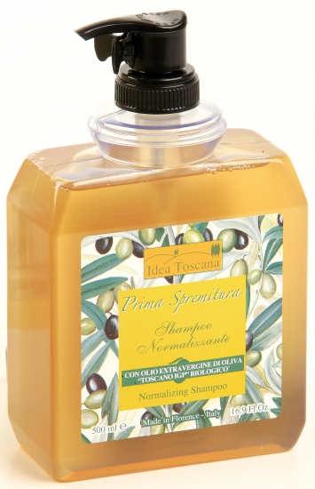 SHAMPOO NORMALIZZANTE La presenza dell'olio Extravergine di Oliva Biologico è utile per eliminare l'eccesso di sebo e per riportare i