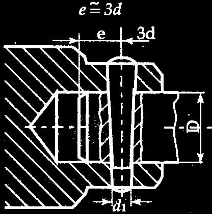 La spina conica ha un azione autocentrante UNI EN 22339-4 x 18 Spine