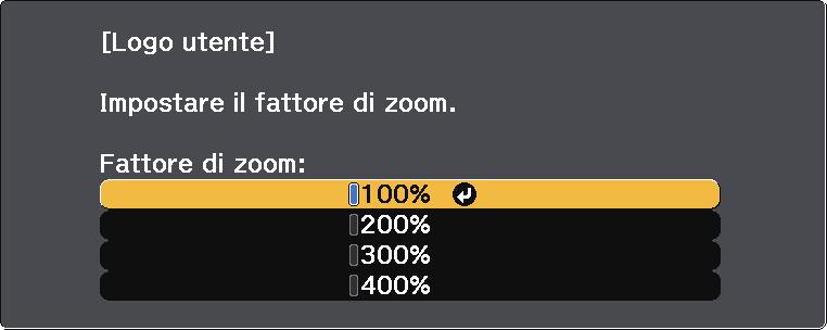 In bse l segnle immgine corrente, le dimensioni dello schermo possono cmbire per dttrsi l segnle immgine.