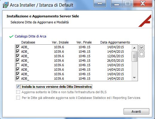 scritta Catologo Database di ArcaEvolution si