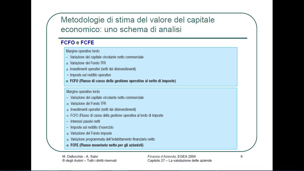 APPROCCIO BASATO SUI FLUSSI DI RISULTATO (di