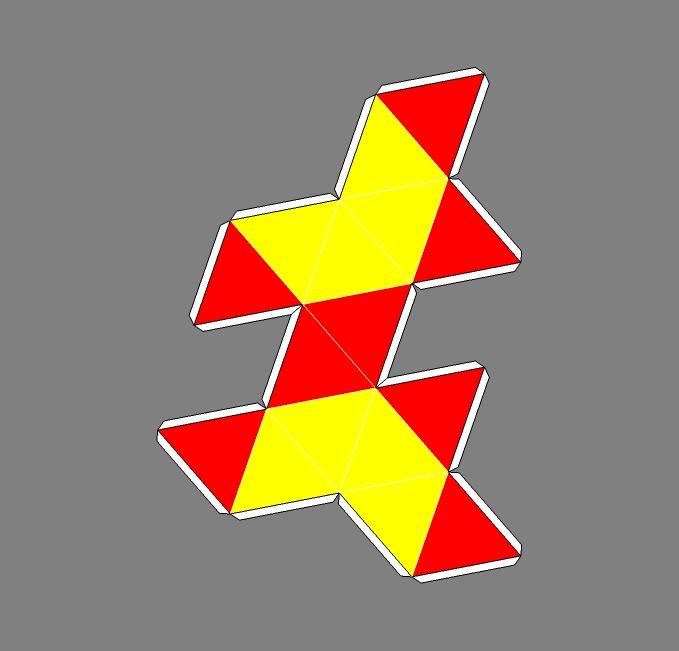 Immagini di Poliedri 6.7 La dipiramide quadrata giroelongata - J17 6.