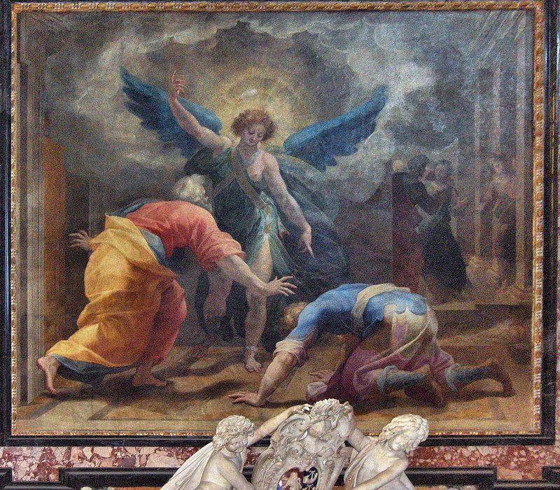 Pomarancio, L arcangelo Raffaele e Tobia,