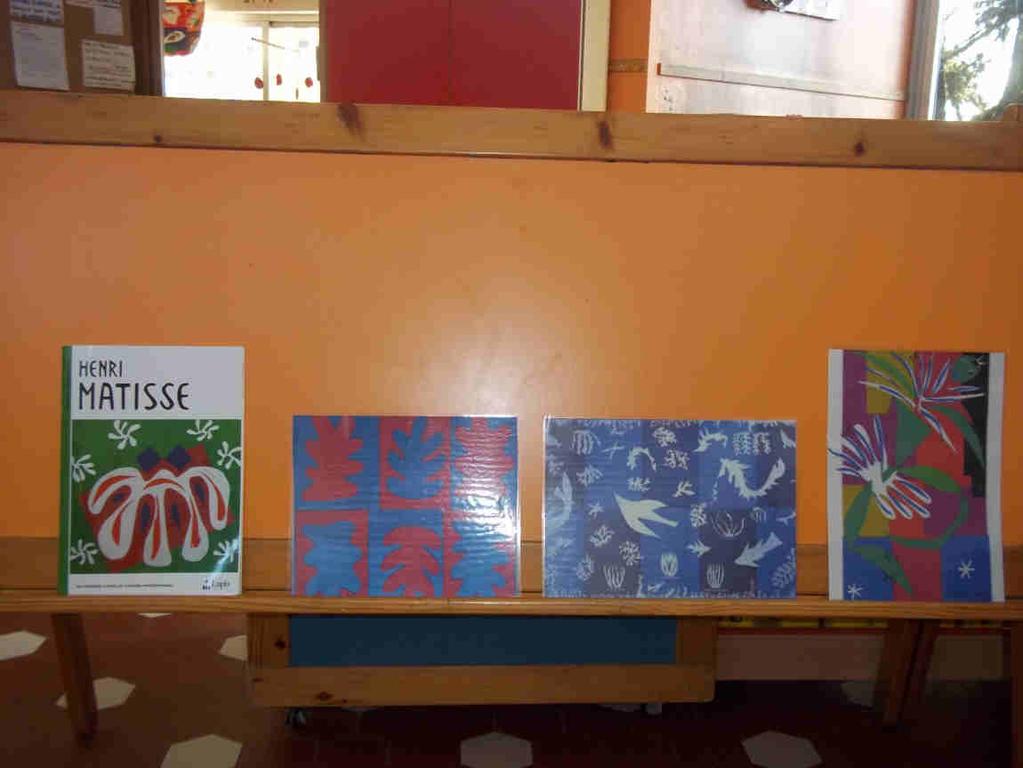 LABORATORIO MATISSE Proponiamo ai bambini grandi di ispirarsi a Matisse per creare delle opere che rappresentano la frutta e la verdura con la tecnica del collage.