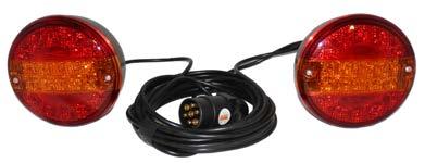 02356 multivolt 12/24 Central : 11 mt 5x0,50 Cable from one lamp to the other one/ to numberplate : 4,80 mt 4x0,50-7,5 mt flat 2x1,50 (numberplate) : plug Reflectors: on demand 05560 05603 05613