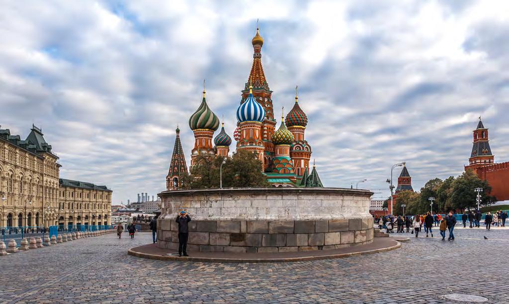 Le località che visiterete Mosca Mosca Mosca, è la più grande città russa con circa 11 milioni di abitanti, occupa un area di circa 1.