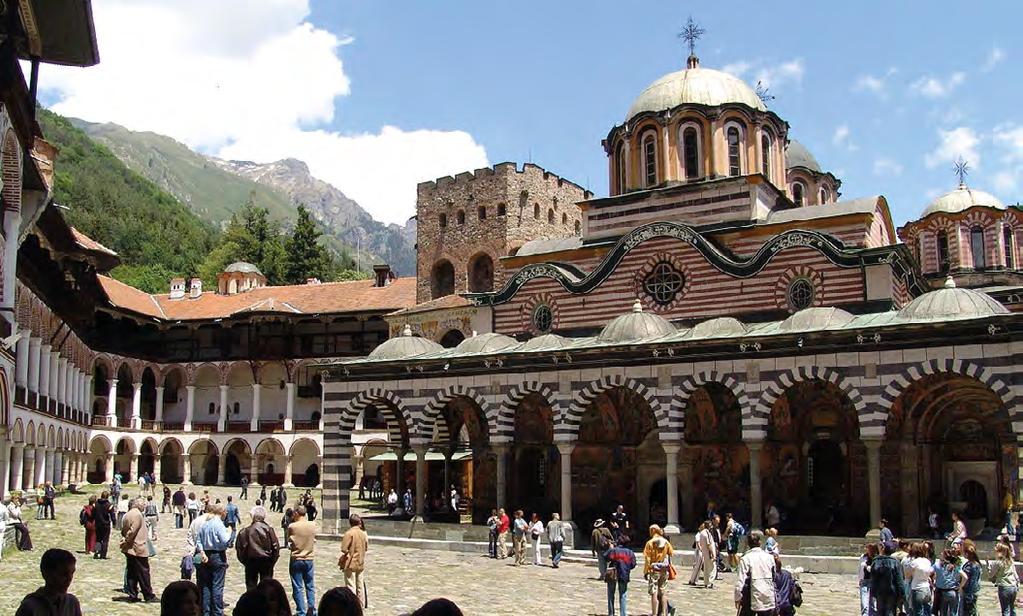 Itineario B Sofia - Monastero Rila - Boyana - Plovdiv e Koprivshtitsa - Plovdiv - Sofia 1 giorno Italia/ Sofia mezza pensione Arrivo a Sofia, trasferimento e sistemazione in hotel êêêê.