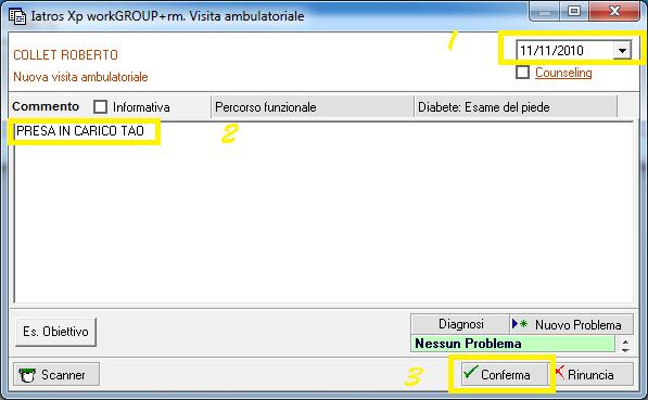 PATTO AZIENDALE PER IL DIABETE E GESTIONE TAO ULSS VE 10 La versione di IATROSXP predisposta per la creazione dei report del patto aziendale ULSS VE 10 è la 1.12.7 e successive. La versione 1.12.7 è in distribuzione da Venerdì 25.