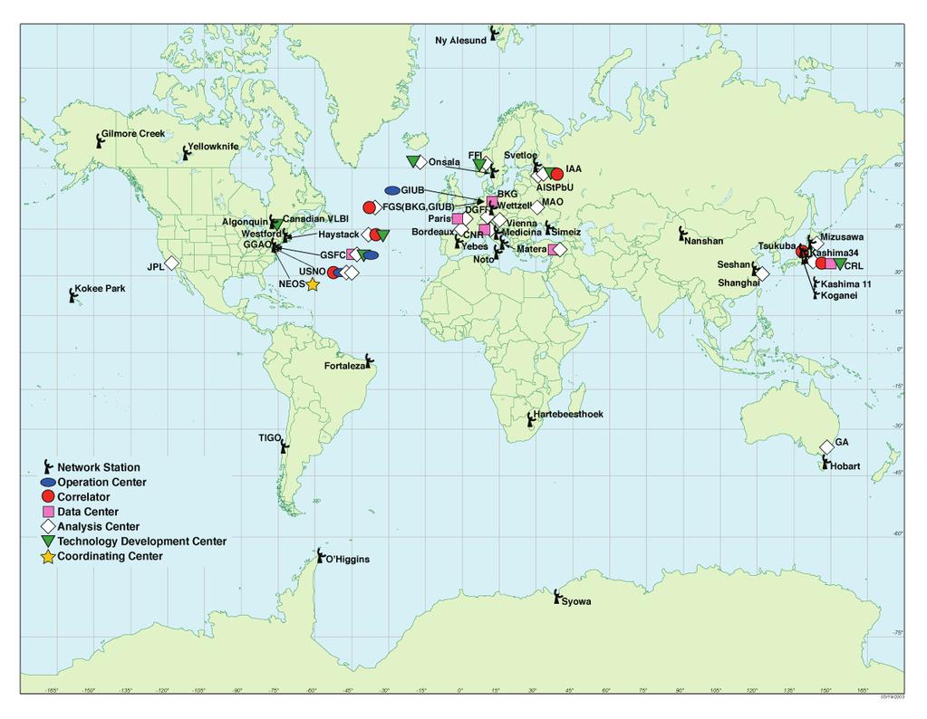 La rete globale VLBI (International VLBI