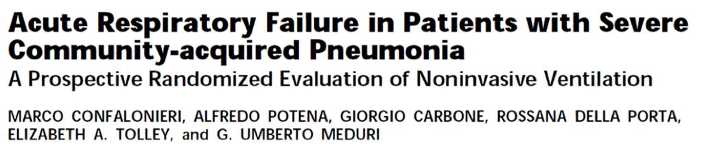 INSUFFICIENZA RESPIRATORIA ACUTA