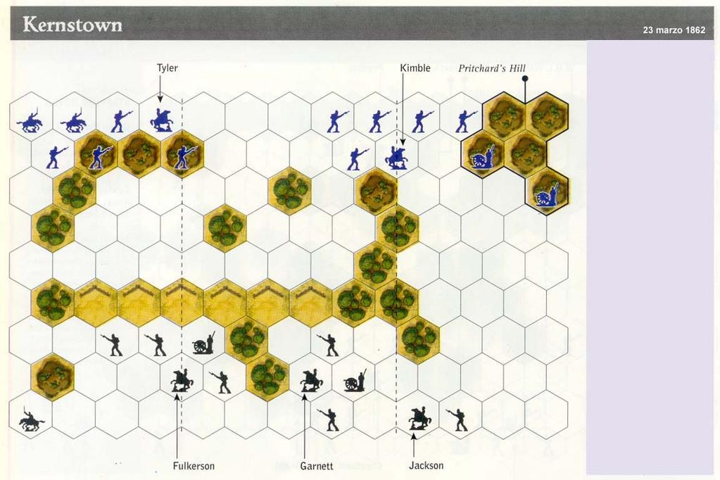 James Shields prende 5 Thomas J. Stonewall Jackson prende 5 carte comando.