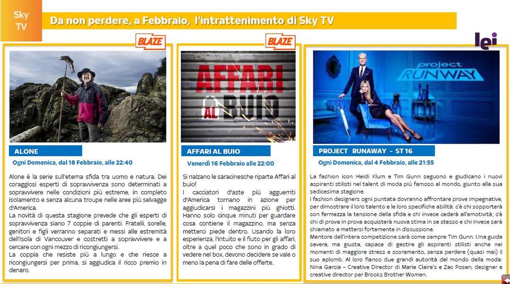 Convenzione Sky dipendenti CREDEM fino al 31/03/2018: