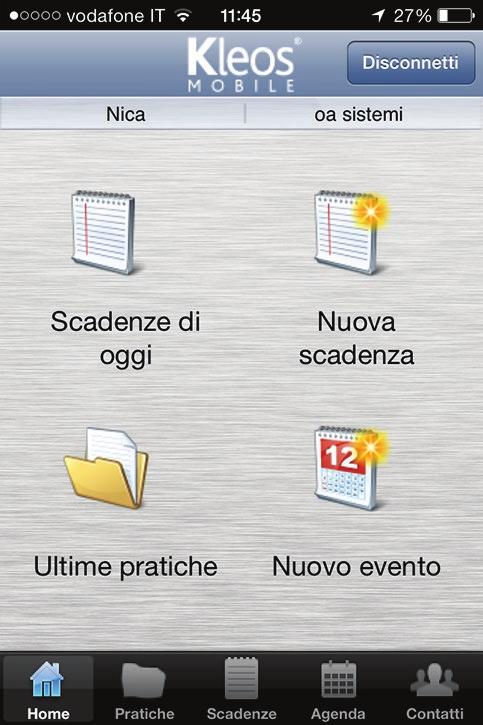 L INNOVATIVA APP PER IPAD TI CONSENTE DI: Visualizzare le tue Pratiche e aggiornarle