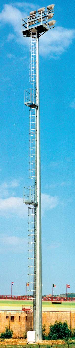 pag 36 Lighting masts with ladder and