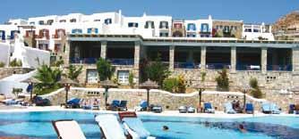 HOTEL MYKONOS GRAND RESORT 5 H Ayios Yiannis / www.mykonosgrand.gr Posizione: situato sulla spiaggia, a 4,5 km da Mikonos città ed a 6 km dalla spiaggia Paradise.