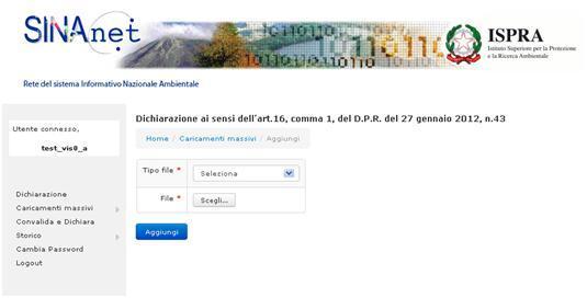 La sezione presenta le seguenti voci: Gestione file Tipologia tracciato Tabelle di decodifica Gestione file: è la funzione che permette all utente di gestire i tracciati record contenenti i dati da