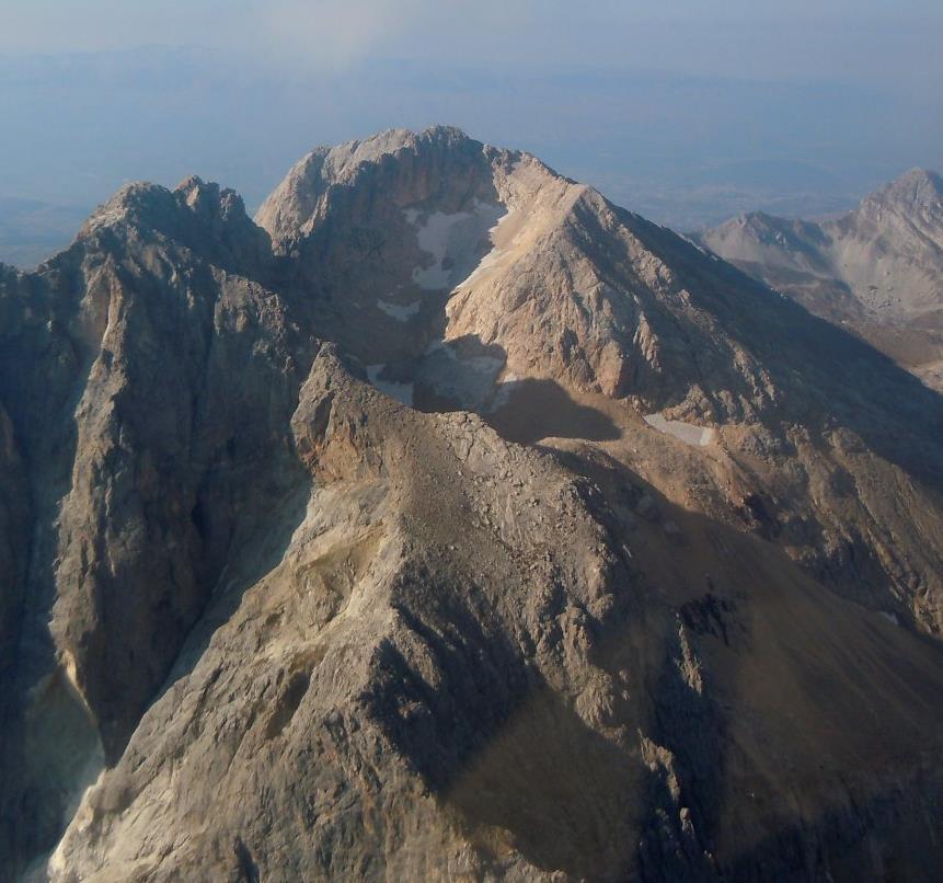 Calderone Glacier in the Apennines is iconic