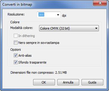 Si tenga però presente che se non si usa un monitor di elevata qualità, profilato e calibrato, non sono possibili visualizzazioni con colori vincolanti.