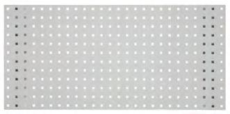 1 Pannello forato - grigio chiaro Pannello forato - grigio scuro Pannello forato - rosso 2 con spessore 1,25 mm Rivestimento in plastica antiurto e antigraffi con spessore 1,25 mm
