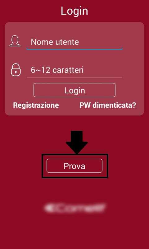 liberamente scaricabile dai rispettivi store (Apple Store e Google Play Store) e che deve