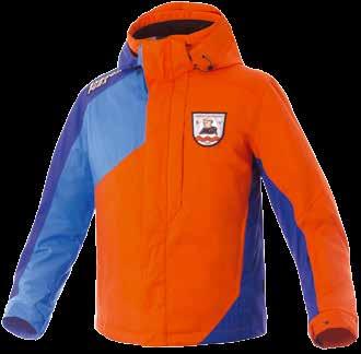 pocket Adjustable jacket end, thermal anti-snow gaiter and anti-slip elastic