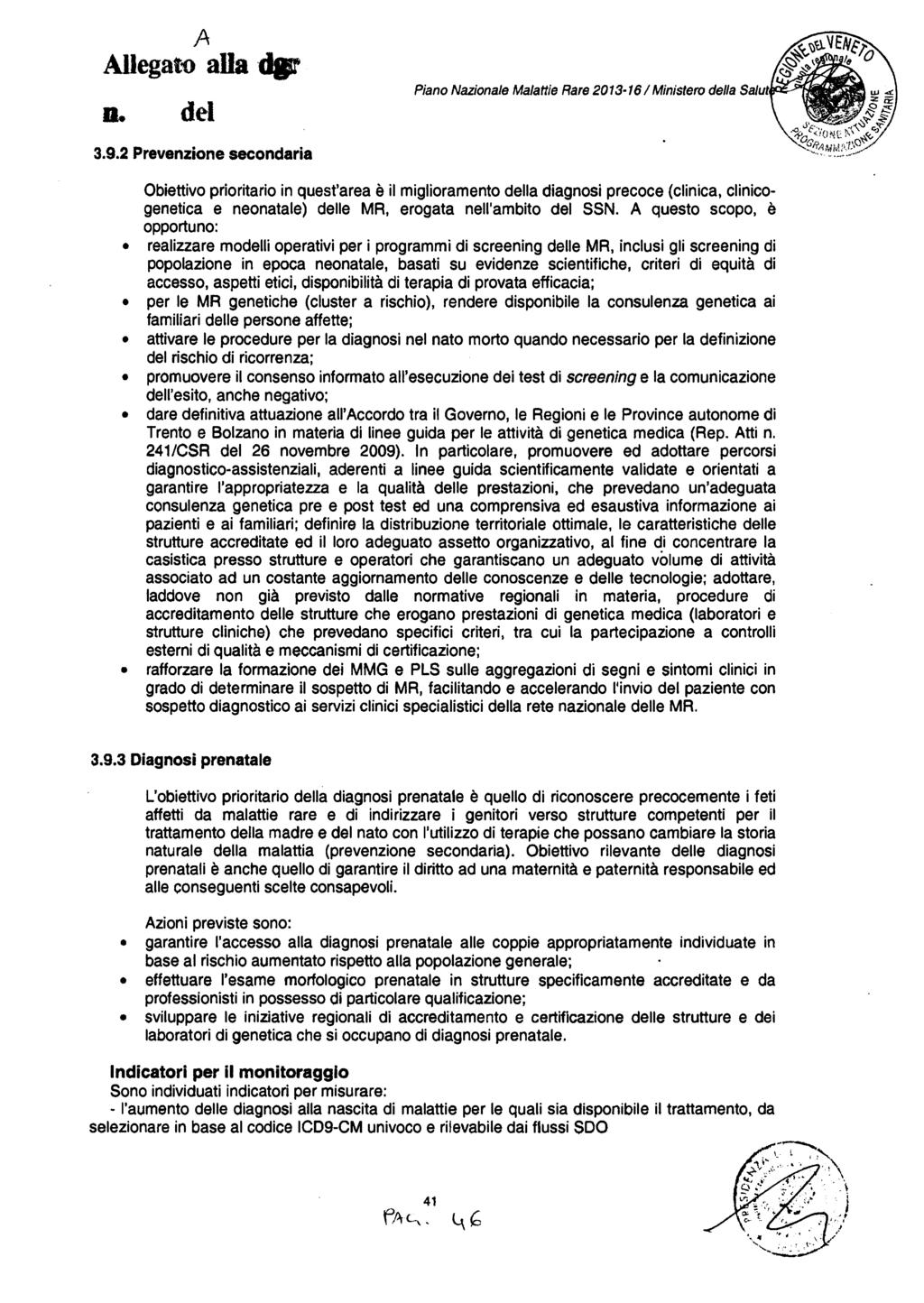 180 Bollettino Ufficiale della