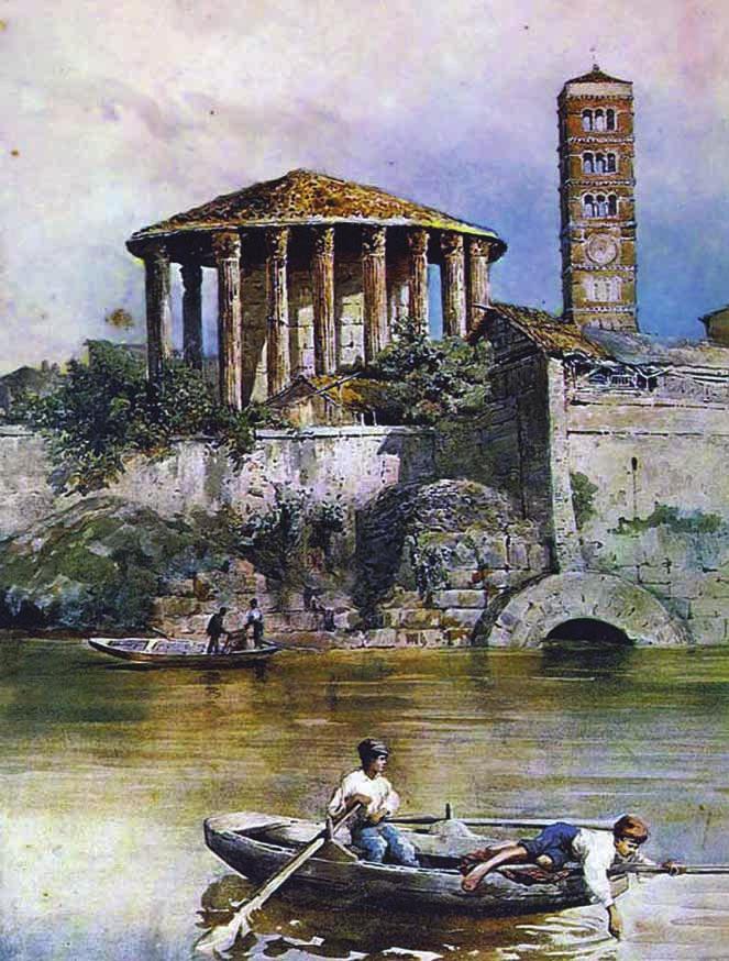 Roma sparita - Aquarello di Ettore