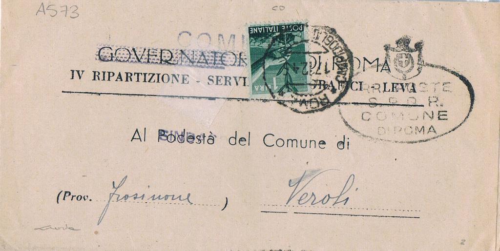 Lettera a tariffa ridotta tra sindaci