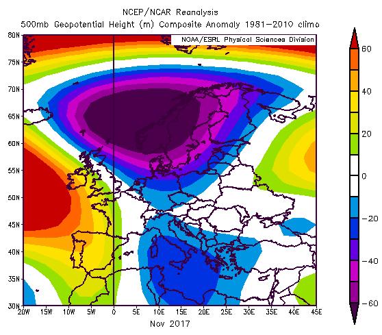 Nel mese di ottobre le temperature sono state più calde della media su gran parte dell Europa in  Alcune aree hanno raggiunto valori decisamente