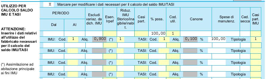 IMU/TASI AGGIORNAMENTO ALIQUOTE SALDO 2014 ATTENZIONE: Ai fini del calcolo dell saldo IMU/TASI si consiglia di verificare