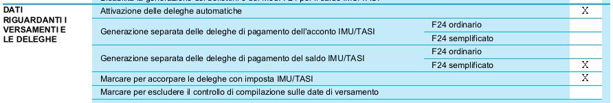 SALDO Con il presente aggiornamento è resa disponibile la generazione del modello F24 per il versamento del saldo IMU e del saldo TASI.