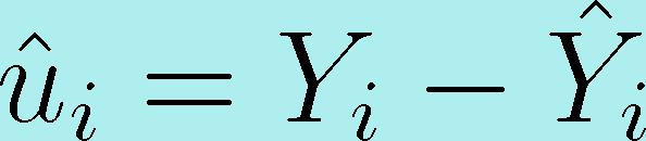 valore previsto di Y i dato X