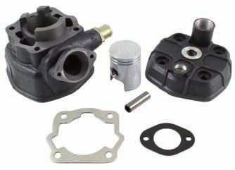 Testa cilindro - ø 40 56112 PT Pistone completo - ø 40-40,4-40,8 56112 SS Serie segmenti - ø 40-40,4-40,8 56114 Gruppo motore completo Derbi Senda 4V - 6V - GPR50 - Bultaco Lobito L.C.