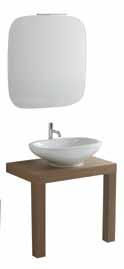 BI To be combined with basin cod. OL066.BI Ingombro max a cassetto aperto 89cm. 0 1200 1200 0 80 18 60 Cod. SPGE Specchiera cm filo lucido. Polished edge mirror cm. 1200 Cod.