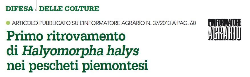 Diffusione in Italia 2016 2014 2013 2014 Italia: - Modena